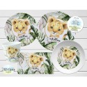 Lion Children's Plate set, Lion Safari Personalized Plate, Cup, Melamine Plate, Birthday Gift, First Birthday, Baby Gift, Christmas Gift
Seller details