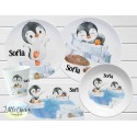 Personalized Children's Plate set,  Cute Penguin Plate Set, Winter, Melamine Plate, Birthday Gift, First Birthday, Baby Gift, Baptism Gift
Seller details