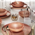 Handmade Organic Glass 18 Piece Dinner Set for 6 Persons