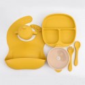 Stylish Baby Dining Set - Non-Toxic Baby Feeding Gear - Child's First Eating Set - Baby Safe Dinnerware - Easy-to-Clean Baby Feeding