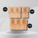 Sushi Taco Holder, 35 Wood Taco Holder, Sushi Taco Holders, Sushi Tacos, Temaki Holder, Sushi Hand Roll Holder, Sushi Display