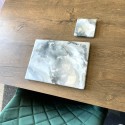 Grey and Silver Placemats Set - Resin Art Table Mats
Seller details