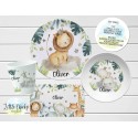 Safari Animals Children's Plate set, Jungle Animals Personalized Plate, Cup, Melamine Plate, First Birthday Gift, Baptism Gift, Baby Gift
Seller details