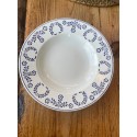 Luneville earthenware soup plates from 1890