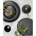 Black Slate-Texture Porcelain Dinnerware | Rock-Pattern Semi-Matte Plates | Slate-Looking Ceramic Crockery | Minimalist Gourmet Plates
Seller details