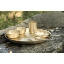 Pure Bronze Ayurveda Dinner Set 6pcs Broze Gold Tumbler Bowl Spoon Glass And Platter
Seller details