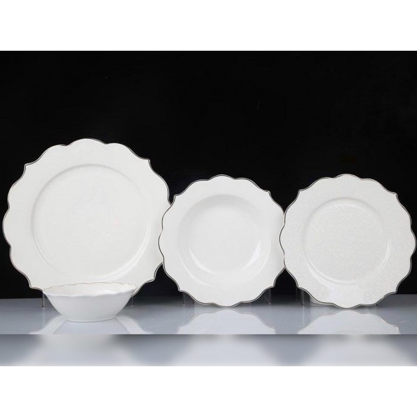 PINK & MORE 24 Piece Dinner Set TR-2412