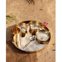 Kansa (Bronze) Dinner Set of 6 Pieces - Purely Handmade from Kansa Metal, Perfect for Your Dining Experience, Gifting, and Family Functions
Seller details