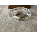 French vintage small cup in silver sterling and crystal, handmade, Minerva stamp