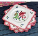 1950s~ French Vintage Handpainted Poreclain Small Cake Plate ~ Made by GIEN ~ Lorraine Red Rose pattern ~ Earthware Ironstone ~ Terre de Fer
Seller details