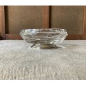 French vintage small cup in silver sterling and crystal, handmade, Minerva stamp