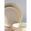 Ceramic Dinnerware set for 1, 2, 4, 6, 8, 10, Minimal Stoneware tableware, Natural dinnerware set, Nordic Organic plates, Earthy Dinning Set