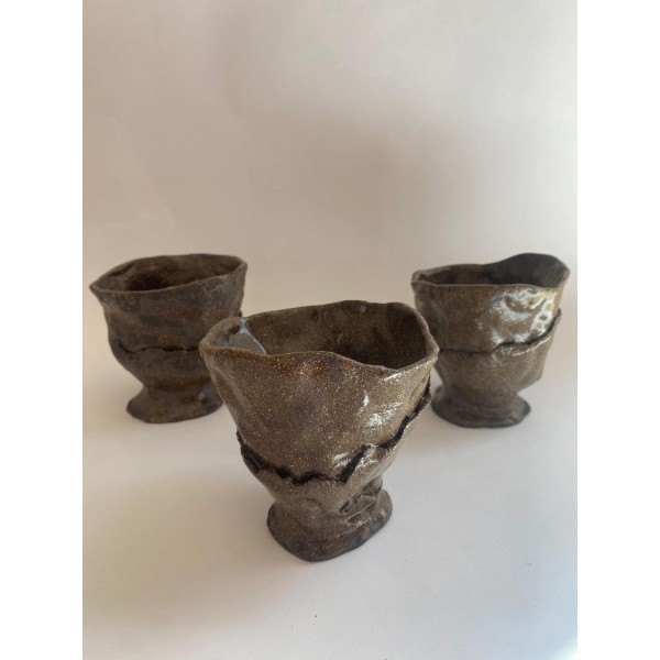 Ceramic Cups And Plates Handmade Ceramic Cups and plates set of 7 with Earthy Elegance Cup And Plates Set for Drought-Inspired Ceramic Décor