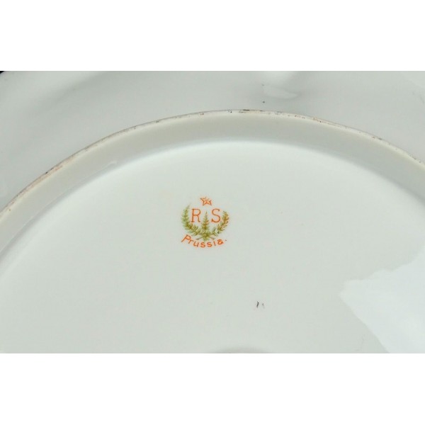 RS Prussia Antique Porcelain Mold 82 Clover & Bouquet 11" Cake Plate 1880-1910
Seller details