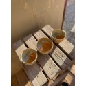 Set of three Ceramic Bowls Buttercup yellow
