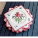 1950s~ French Vintage Handpainted Poreclain Small Cake Plate ~ Made by GIEN ~ Lorraine Red Rose pattern ~ Earthware Ironstone ~ Terre de Fer
Seller details