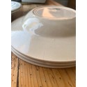 Luneville earthenware soup plates from 1890