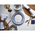 Vintage Blue and White Tableware. Antique Ceramic Plates, Cups & Saucers, Milk Jug and Gravy Boat in Blue/White Floral, Retro, Scenic Design