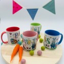 Ostergeschenk für Kinder, Tasse mit Namen Osterhase, Osterei, Frohe Ostern, personalisierte Ostern, Ostergeschenk mit Namen