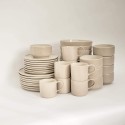 Complete set Eelina - Cappuccino Beige, earthenware, plate, bowl, handmade
Seller details