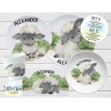 Baby Sheep Personalized Plate Set, Lamb, Cup, Bowl, Melamine Plate Set, Christmas Gift, Gift, Birthday Gift, First Birthday, Baby Shower
Seller details