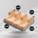 Sushi Taco Holder, 35 Wood Taco Holder, Sushi Taco Holders, Sushi Tacos, Temaki Holder, Sushi Hand Roll Holder, Sushi Display