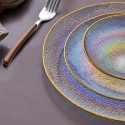 Handmade Organic Glass 18 Piece Dinner Set for 6 Persons