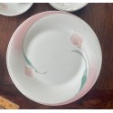 Vintage Ballerina Mauve China Made in Japan with Pink Lillies PIECES SOLD SEPARATELY retro fine china kitchen decor floral plates bowl cup.
