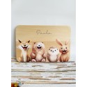 Personalized breakfast board for children, baby gifts, baby gift birth, personalized breakfast board, baptism, animals
Seller details
