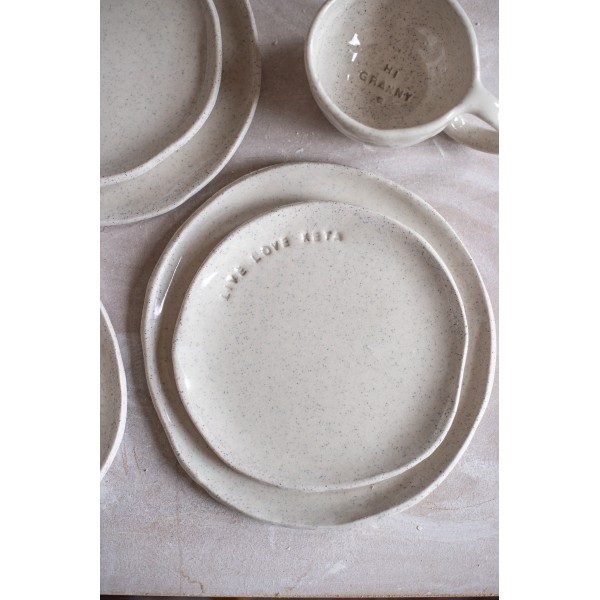 Quirky Personalised Plate - write anything you want on it! | Custom name