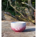 Handmade ceramic rice bowl | 6H x 9W cm | Blushing Roseate Ombre Tableware Collection