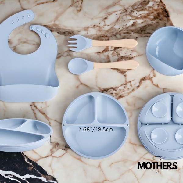 Bespoke Toddler Tableware Set, High-End BPA-Free Silicone Dining Ensemble,Luxury silicone weaning set,Baby Feeding Collection,Baby gift