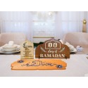 Personalized Ramadan Eid Living Dining Room Set | Ramadan Eid Gift | Ramadan Banner Runner Calendar Table Decor Cutlery Holder Napkin Ring