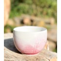 Handmade ceramic noodles bowl | 8.5H x 11W cm | Blushing Roseate Ombre Tableware Collection