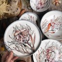 Wedding serving set, handpainted plate, new house gift, serving bowl, fruit bowl, dinnerware  set, handpainted plate
Seller details
