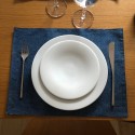 Set de table en coton japonais, doublé