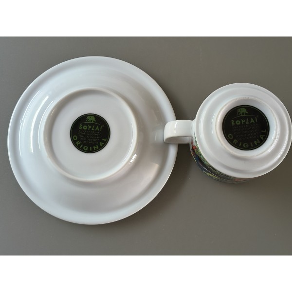 BOPLA Langenthal cup NYMPHE & saucer CAVALLO series Fantasia