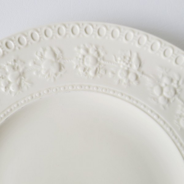 Wedgwood "Wellesley" Dinnerware, Etruria and Barlaston, England, Embossed Floral Design, Elegant Plates and Bowls for Dinner Parties