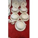 Royal Albert Moss Rose Dinner Plates,Salad Plates,Soup Coupes,Cereals Bowls,Dessert Bowls,Tureens,Gravy Boats,Salt&Pepper Shaker