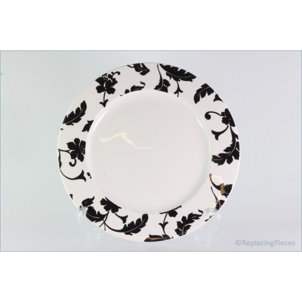 Marks & Spencer - Black Damask - Dinner Plate