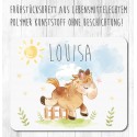 Children's tableware set personalized with name / breakfast board children's plates and cups with name made of melamine / horse
Seller details