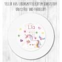 Children's tableware set personalized with name / breakfast board children's plate and cup with name made of melamine / unicorn 2
Seller details