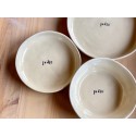 Custom set of 3 children dinnerware plates Waldorf inspiration