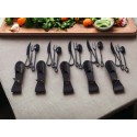 Set Of 5 Hand-crafted Medieval Cutlery Set With Leather Cover. Best For Kitchen & Dining, Outdoor camping.
Seller details
