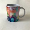 Coffee mug with handle, cheerful, colorful, abstract design, dishwasher safe, limited edition
Seller details