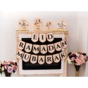 Personalized Ramadan Eid Living Dining Room Set | Ramadan Eid Gift | Ramadan Banner Runner Calendar Table Decor Cutlery Holder Napkin Ring