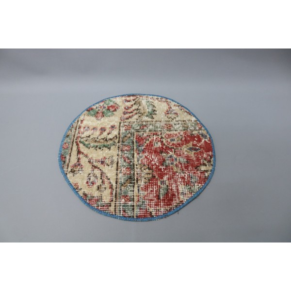 Kilim Supla, Dining Accessory, Table, Red Coaster, Rug Placemat, Table Decor Placemat, Antique Rug Placemat,