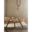 Set of three Ceramic Bowls Buttercup yellow