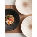 5 Piece Handmade Japanese Minoyaki Striped Pasta Plates | Black & White Plates with Wabi Sabi Modern Tokusa - Chic Elegant Dinnerware Set
Seller details