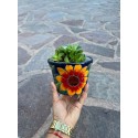 Flower Planter, Succulent Planter, Planter with Saucer, Mexican Talavera Pottery, Ceramic Art from Mexico, Folk Art Indoor Planter
Seller details